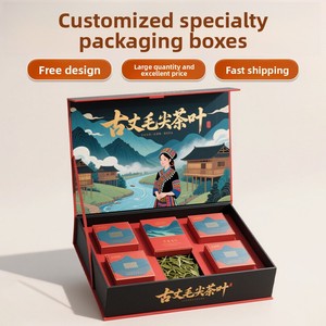 กล่องของขวัญชาหูหนานกู่จางเหมาเจี้ยน กล่องบรรจุภัณฑ์พิเศษระดับไฮเอนด์ที่ออกแบบตามสั่ง กล่องของขวัญแลนด์มาร์คสุดสร้างสรรค์ที่ออกแบบตามสั่ง - Product Image 5