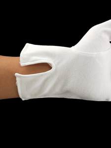Guantes de mano suaves y cómodos para varias ocasiones, de color blanco, 100% algodón - Product Image 3
