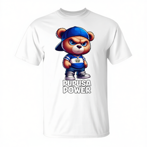 Camiseta Pupusa Power Cute Teddy Bear con la bandera de El Salvador - Product Image 2