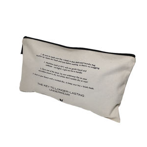 Sac de voyage à fermeture éclair en coton léger pour maquillage stockage de voyage sous-vêtements soutien-gorge sacs de rangement pour <span class=keywords><strong>lingerie</strong></span> vente en gros - Product Image 5