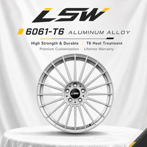 ล้อแม็กซ์อัลลอยด์สีเงินแบบหลายก้าน รุ่น LS8158 ขนาด 18x8.5 19x9.0 20x9.5 5x112 5x114.3 เหมาะสำหรับรถยนต์เมอร์เซเดสเบนซ์ E-Class S-Class และบีเอ็มดับเบิลยู ซีรีส์ 5 - Product Image 4