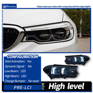 Conjunto de faros LED especial 18-23 para BMW G30 DRL de alta calidad para 525i 530i 535i 540i luz blanca cálida delantera para viejo nuevo - Product Image 3