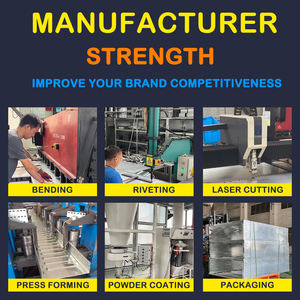 亜鉛メッキ穴あきケーブルトレイ - 商業オフィスビル配線用軽量 - Product Image 5