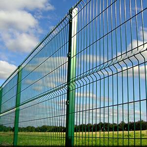 Sterke, roestvrije, milieuvriendelijke, waterdichte 5mm buitenhekwerk, 3D gebogen draadgaaspanelen, <span class=keywords><strong>vinyl</strong></span> gecoat metaal, beveiligingshekwerk voor thuis - Product Image 2