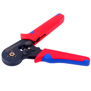 Pince à sertir Huasheng Sc8-6-4A 23 Awg en acier allié nickel-chrome avec poignée souple pour câblage électrique - Product Image 2