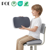 Coussin antidérapant pour tabouret d'étudiant, housse en soie de lait ultra douce, coussin en mousse à mémoire de forme, coussin personnalisable pour soulager la douleur lors de la position assise