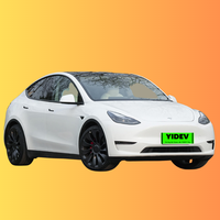 Tesla Model Y 2025 d'occasion, couleur noire, longue autonomie, transmission intégrale, moteur de type 3D7