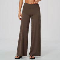 Pantalon de sport taille haute pour femme, effet seconde peau, avec ceinture design, contrôle du ventre et effet push-up, idéal pour le yoga - Nouvelle collection très prisée