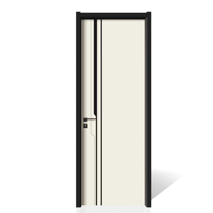 Portes en <span class=keywords><strong>bois</strong></span> de haute qualité de Chine pour appartements et maisons, avec surface en papier mélaminé, cadre de porte et <span class=keywords><strong>quincaillerie</strong></span> pour chambres. - Product Image 3