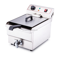 Friteuse électrique commerciale de grande capacité, équipement de cuisine de 10l