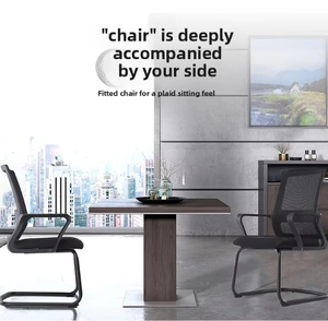 Silla ergonómica moderna para el hogar/oficina con reposacabezas ajustable, diseño de malla tradicional para conferencias o uso doméstico - Product Image 3