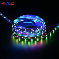 Bande LED flexible en forme de S, zigzag, découpable, SK6812 SMD3535, 60 LED/m, pleine couleur, bicolore, CCT, DC12V, Wi-Fi/CE/certifiée