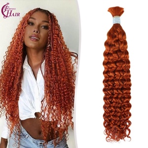 Cabello Humano Virgen a Granel, Rizado Profundo, Sin Procesar, FH # Paquete de Cabello Humano 350 sin Trama para Trenzas Boho - Product Image 6