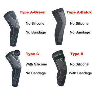 Genouillères antidérapantes allongées, genouillères <span class=keywords><strong>de</strong></span> compression, chaussettes <span class=keywords><strong>de</strong></span> soutien complètes pour les jambes, cuisses et mollets - Product Image 3