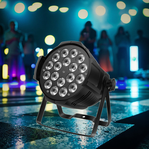 Sân khấu chuyên nghiệp đầy đủ màu sắc 18x10W RGBW dẫn loạt đèn đỗ xe với điều khiển DMX512 IP54 đánh giá đèn Di chuyển cho sân khấu & KTV - Product Image 4