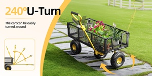 <span class=keywords><strong>Chariot</strong></span> utilitaire industriel pliable robuste BNcompany YDC-2503 avec pneus pneumatiques <span class=keywords><strong>de</strong></span> 10 pouces, personnalisable OEM pour l'agriculture et le shopping - Product Image 3