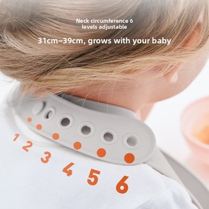 Bavoir d'alimentation en silicone de qualité alimentaire pour nouveau-né, <span class=keywords><strong>imperméable</strong></span>, léger, anti-taches, durable, lavable, pour la repasation quotidienne - Product Image 3