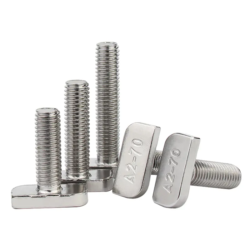 Hot Sale Rectangle Square Bolts Stainless Steel Head Shape T Bolt