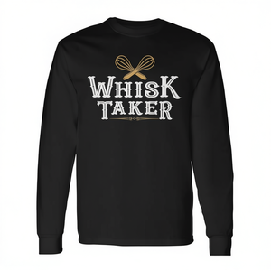 Whisk Taker Baker Pun Bakery Humor T-shirt à manches longues - Product Image 2