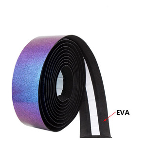 Tay Cầm Xe Đạp Băng Đường Xe Đạp Tắc Kè Hoa Màu Chống Rung EVA + PU Tay Cầm Thanh Băng Xe Đạp Quấn Cuối Cắm - Product Image 3