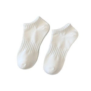 White Athletic <b>Socks</b> Short Breathable Unisex College Style Low Top Casual <b>Socks</b> For Women Youth - Product Image 5