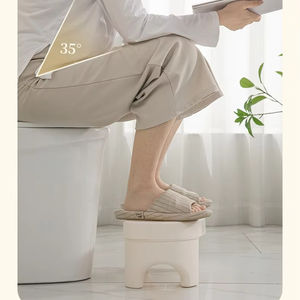 Chaise de toilette pliable antidérapante pour personnes âgées avec marchepied et siège à roulettes pour WC - Product Image 2