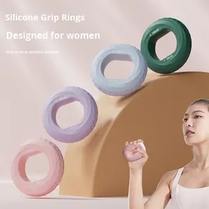 Anneau de renforcement de la main à cinq doigts en silicone double résistance pour femmes et enfants, fitness et santé, <span class=keywords><strong>massage</strong></span> - Product Image 1