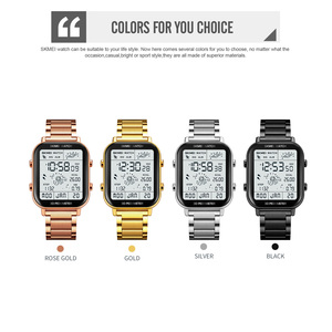 Jam Tangan Skmei 1888 Bisnis Laris Manis, Mahkota Spiral, Baja Anti Karat, Jam Digital <span class=keywords><strong>Sport</strong></span> - Product Image 2