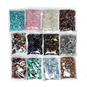 Bulk Cosmic Crystal <strong>Quartz</strong> Tumbled Chips Gravel <strong>Rocks</strong> Metaphysical Wholesale - Product Image 2