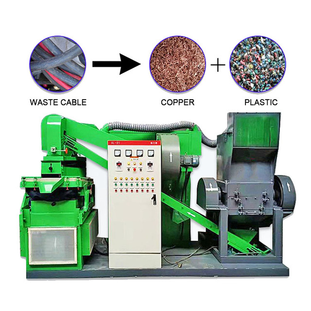 Copper Cable Wire Recycling Machine Large Small Copper Cable Granulator Machine Mini Copper Wire Granulator Machine for Sale