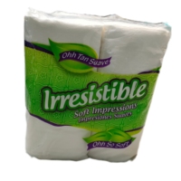 Grossiste Fabricant de rouleaux de mouchoirs bon marché Fabricants de papier hygiénique de couleur blanche ou personnalisé 12 sacs