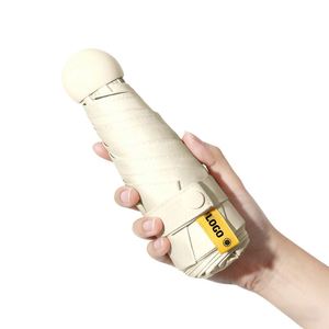 <b>Pocket</b> Travel Umbrellas High Quality Uv Wholesale Custom Print Protection Portable Promotional Manual Umbrella With Logo - Product Image 1