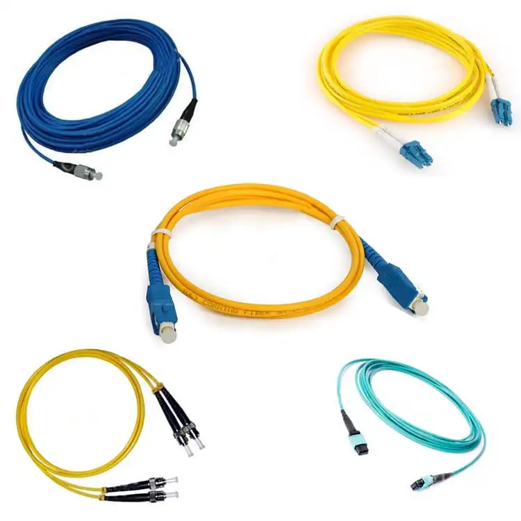 OEM üretici Fiber optik tel zırhlı olmayan zırhlı yama kablosu Simplex dubleks LC SC FC ST MPO adaptörü ile 2.0mm 3.0mm LSZH