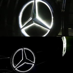 Emblème <span class=keywords><strong>lumineux</strong></span> LED pour <span class=keywords><strong>Mercedes</strong></span> Benz W464 W465, logo <span class=keywords><strong>lumineux</strong></span> pour calandre avant de voiture, accessoires de modification - Product Image 6