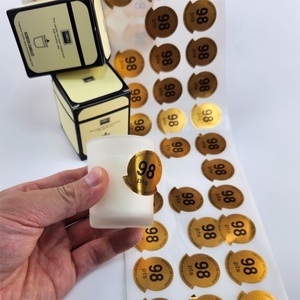 Custom Gold Foil Logo Candle <b>Sticker</b> Labels Permanent <b>Waterproof</b> Adhesive Packaging <b>Sticker</b> for Candle Jar - Product Image 3