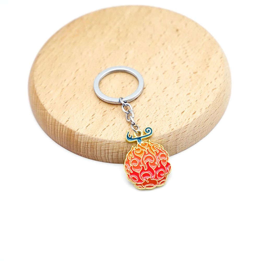 Portachiavi a bruciatura dorata