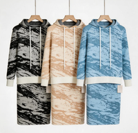 Ensemble pull tricoté à manches longues et cordon de serrage pour femme, marque privée, 2 pièces, tenue décontractée, mode avant-gardiste, confortable et chaude, jupe midi