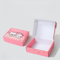 Boîtes d'expédition en papier kraft personnalisées en gros avec logo et impression pour emballage cadeau