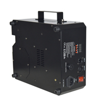 Machine à fumée LED MOKE 1000W avec 4x1W lumières RGB, télécommande sans fil DMX512, générateur de fumée portable pour scène, fête, club, mariage