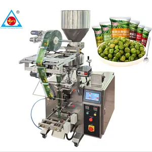 Vente en usine machine d'emballage automatique de sac en plastique de grains de café pois verts snack alimentaire maïs soja graines de maïs