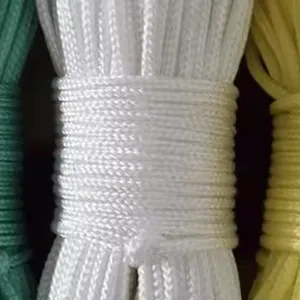 Factory Wholesale Lookalike Spun Polyester compound Custom Print Hoodie Strings Cord Rope Customized Round Cord Twisted