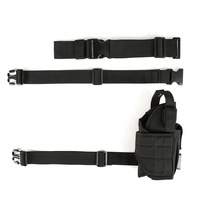 Pochette de cuisse universelle de haute qualité en polyester camouflage avec sangle de ceinture pour camping, chasse et pêche en extérieur