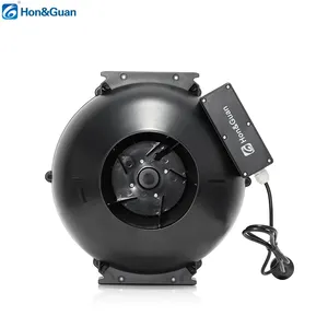 Nuovo prodotto di alta qualità in plastica ac ventilatore centrifugo 150mm in linea condotto ventilatore soffiatore per idroponica
