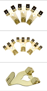 Gancho para Colgar Cuadros de Hierro Resistente, Chapado en Cobre Dorado, Estilo Europeo, de 10LB-75LB, para Montaje en Pared del Hogar, Marca ENCI - Product Image 4