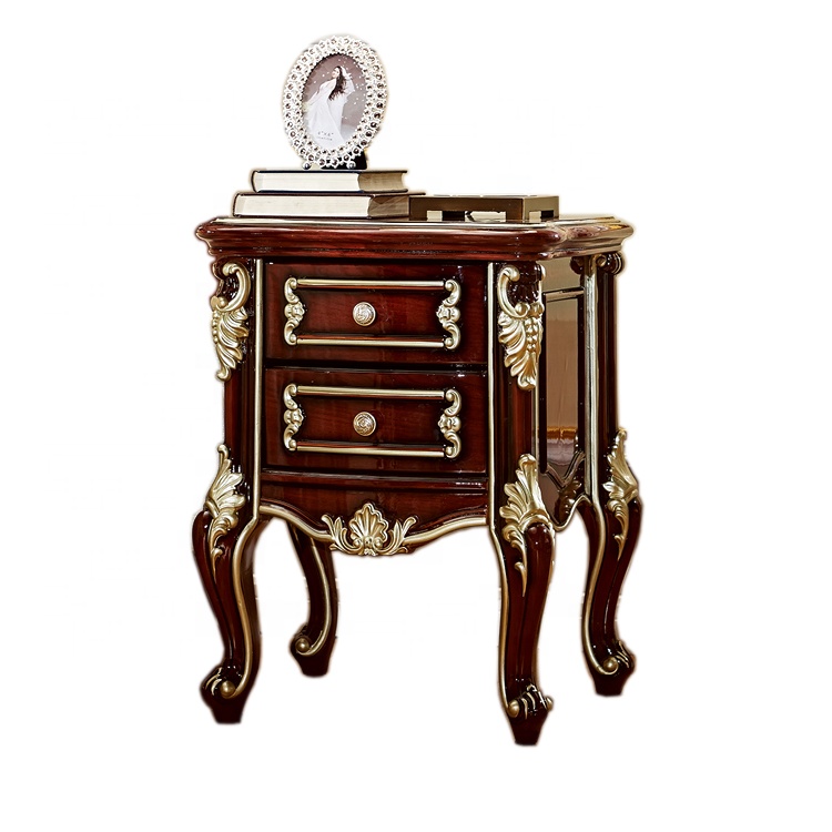 Мебель для спальни во французском стиле, ночная подставка рядом со столом
