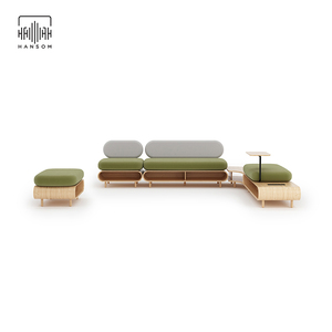 आधुनिक मॉड्यूलर कपड़े पोड्स उच्च निजी क्षेत्रीय बैठक सोफे सेट ऑफिस लाइब्रेरी मनोरंजन क्षेत्र फर्नीचर - Product Image 5