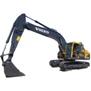 Excavatrice Volvo d'occasion 210 BL 21 tonnes Matériel de construction avec moteur central et composants de pompe Excavatrice sur pneus 210blc - Product Image 1