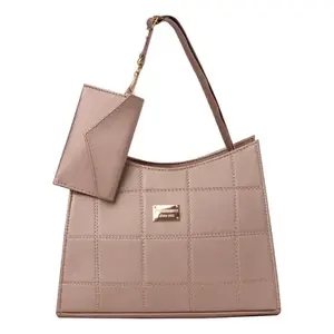 Bolso de Mano Acolchado para Mujer Fana Jacinta, Forma de Media Luna, Correa de Cadena, Cierre Abierto, Elegante, para Uso Diario - Product Image 1