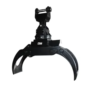 Construction Machinery Attachments Excavator Parts Mini Excavator Log Grapple With Quick Hitch