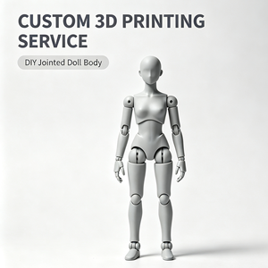 Service de prototypage rapide OEM ODM personnalisé, corps de poupée articulé imprimé en 3D, figurine mobile pour fabricant de modèles DIY - Product Image 1